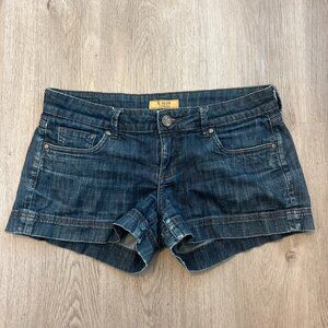 BLUE y2k mini lowrise shorts size 28